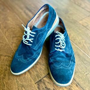 Johnston & Murphy Ellsbury Wingtip Shoes Suede